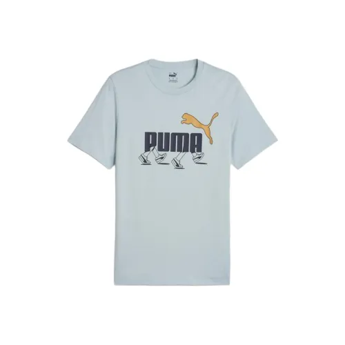 PUMA GRAPHICS SS25 T-рубашка Мужская Бирюзовый Серфинг
