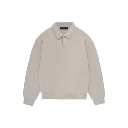 Fear of God ESSENTIALS Дымчатый Облако Серый/Серебряный Облако Мужская Поло