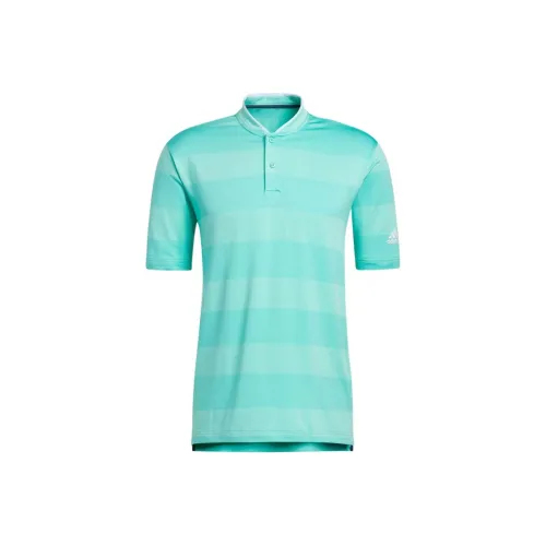 Adidas Мятно-зеленая мужская поло