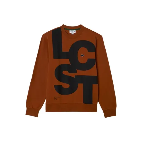 LACOSTE Collaboration Коричневый Мужской Свитшот
