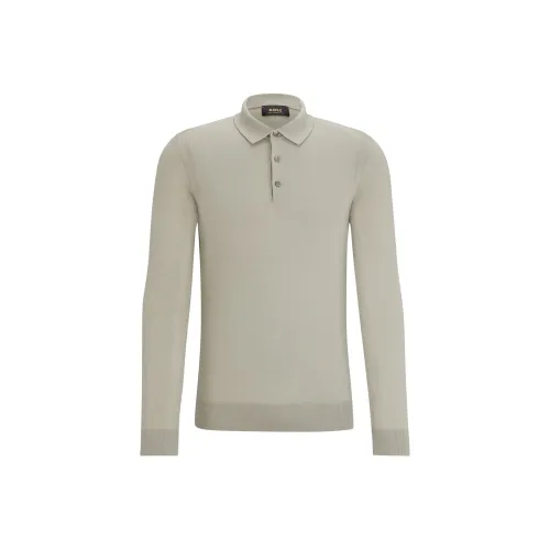 Hugo Boss Поло Мужское Светло-Бежевое