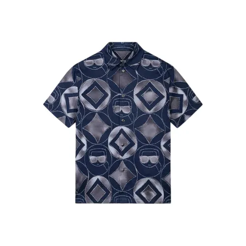 Karl Lagerfeld Рубашка Мужская Темно-синяя