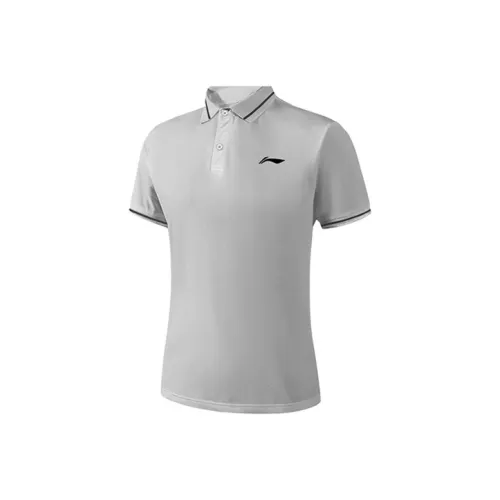 LINING Moon Серый Мужская Поло