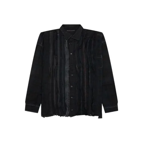 Needles Мужские Черные Рубашки