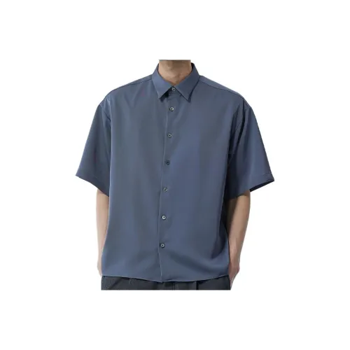 UNITED TOKYO SS24 Рубашка Мужская Синяя Серый