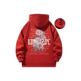 Красный с флисовой подкладкой, утолщенный