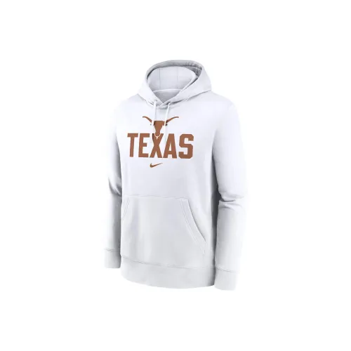 Nike College Texas Longhorns Primetime Club Campus Sweatshirt Men's White