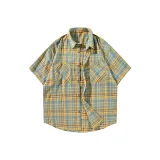 Желтая клетка, короткий рукав (227)