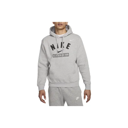 Nike Волейбол Пуловер Толстовка Толстовка Мужской Серый