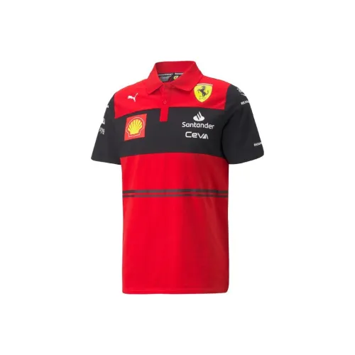 PUMA Ferrari Red Men's Polo
