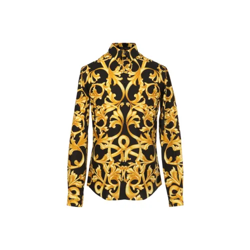 VERSACE Мужские Золотые Рубашки