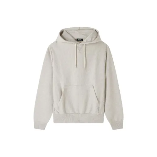 A.P.C SS24 Свитшот Мужской Светлый Фотиния Серый