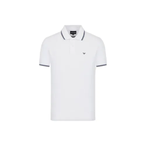 EMPORIO ARMANI Белая Мужская Рубашка Поло