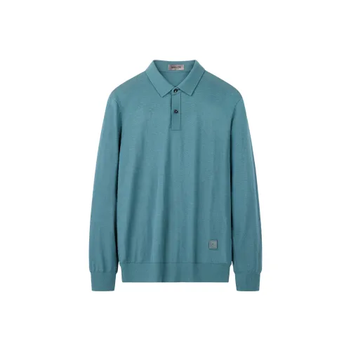 EDENBO FW23 EDENBO Поло Мужское Оливково-зеленый