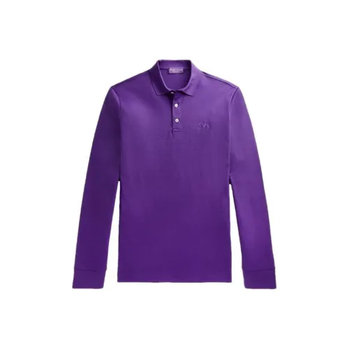 Ralph Lauren Purple Label SS23 Поло Мужское Фиолетовое