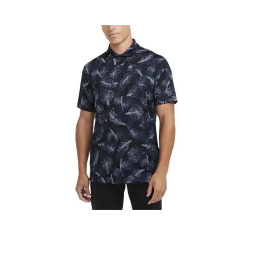 nike TOUR Dri Fit GOLF Поло Мужское Арсенал Морской Синий Черный