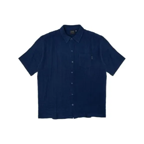 Daily Paper Синий Мужская Рубашка