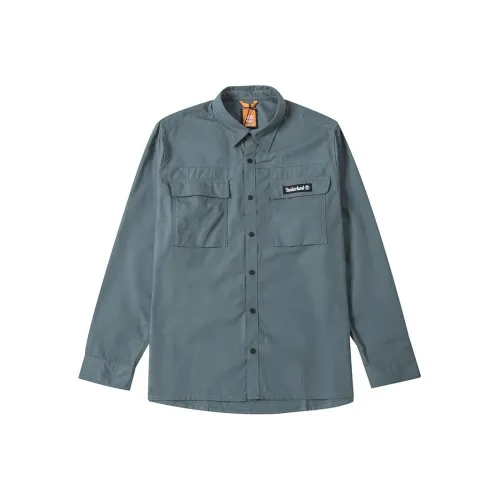 Timberland Длинный рукав Мужской Зеленый