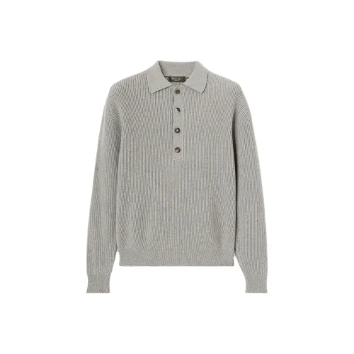 Loro Piana Серый Мужской Поло
