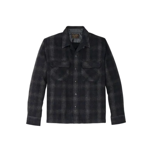 Filson Морской Синий Мужские Рубашки