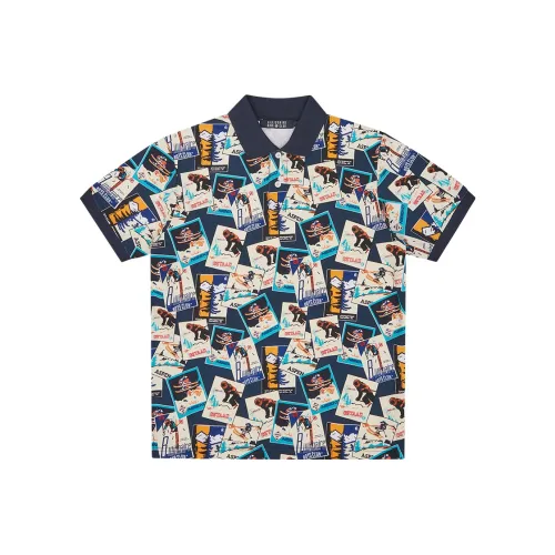 BILLIONAIRE BOYS CLUB CO-TITLED SS25 Early Spring Series Поло Унисекс Многоцветный