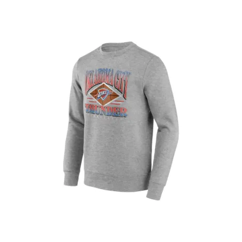 NBA Fanatics Oklahoma City Thunder Толстовка Мужская Серого цвета