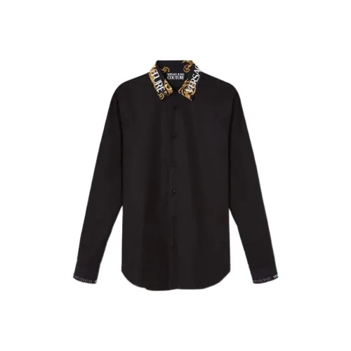 VERSACE JEANS COUTURE Рубашка Мужская Черная