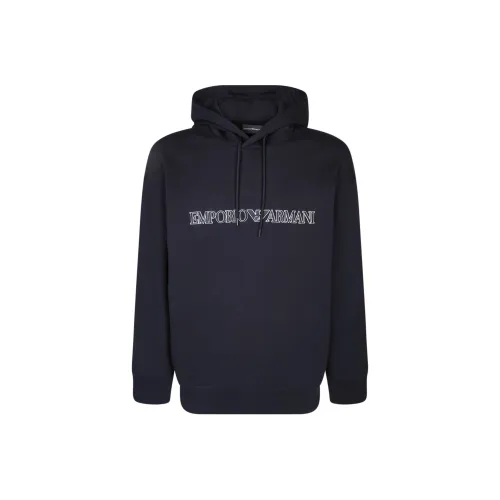 EMPORIO ARMANI Толстовка Мужская Морской Синий