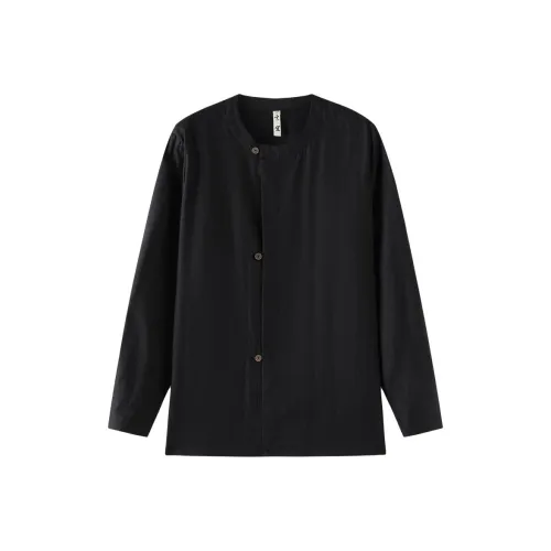 XUANSHENG Черные Мужские Рубашки