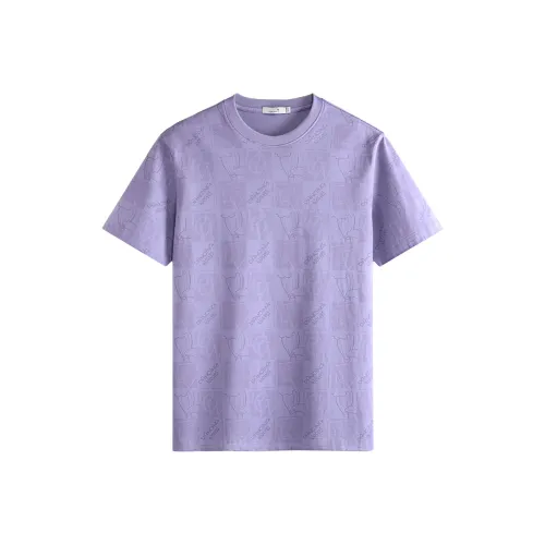 Dance with Wolves T-Shirt Мужская Светло-фиолетовая