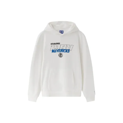 NBA Dallas Mavericks Белый Унисекс Свитшоты