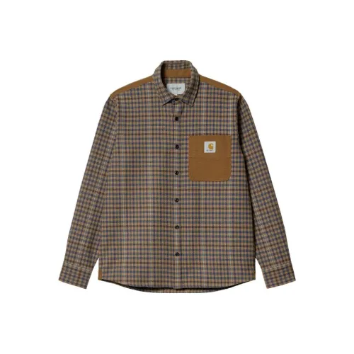 Carhartt WIP Коричневые Мужские Рубашки