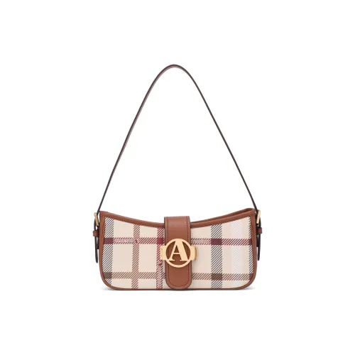 AQUASCUTUM Сумка через плечо из ПВХ Женская Темно-коричневая