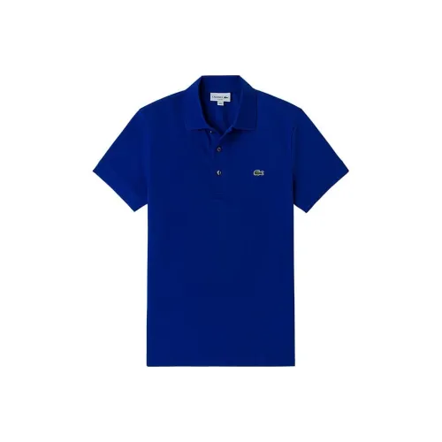 Мужская рубашка LACOSTE Collaboration Royal Blue Polo