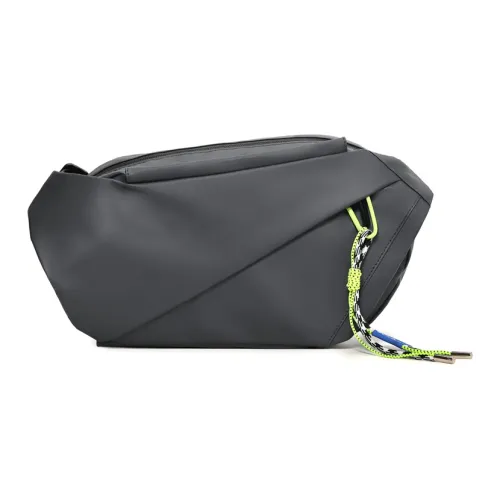 Tong Tong Rabbit Кожа Мембранный Sling Сумка Сумка через плечо Мужская Серый Черный Синий