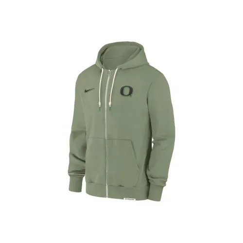 Nike Dri Fit COLLEGE Oregon Ducks Толстовка Мужской Масляный Зеленый