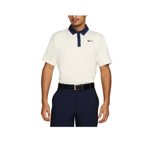 Мужское поло Nike цвета слоновая кость