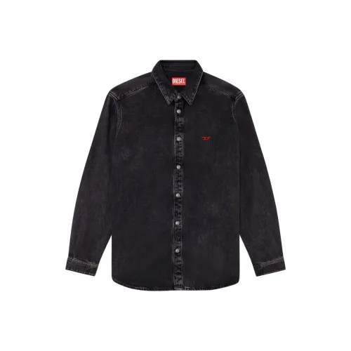 DIESEL Мужские Черные Рубашки