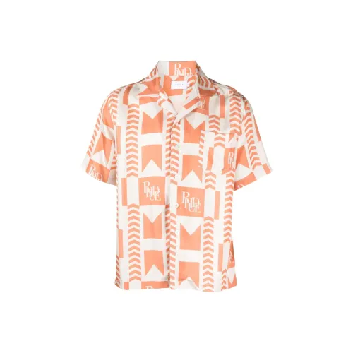 RHUDE Orange Мужские Рубашки