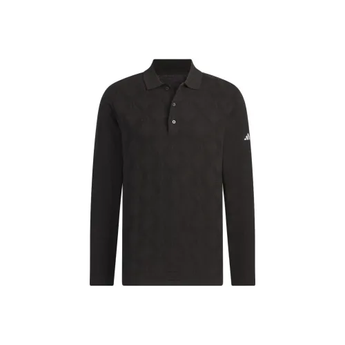 Adidas Мужское Поло Черное