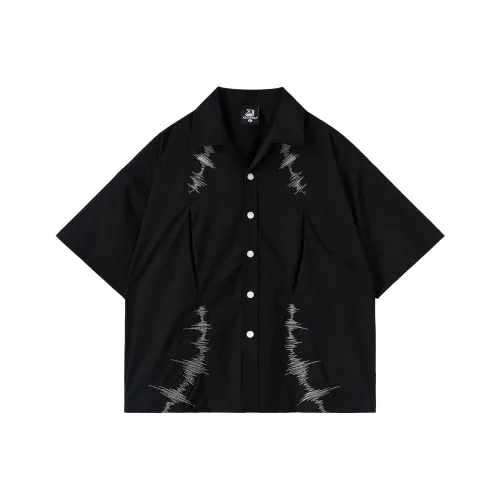 XINYINSU Черная унисекс рубашка