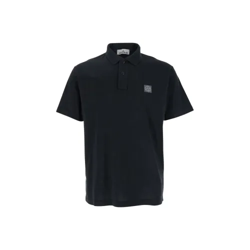 Stone Island Мужская черная поло