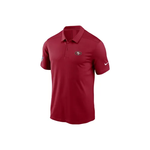 Nike Dri Fit Sideline Victory NFL San Francisco 49ers Polo Мужской Красный