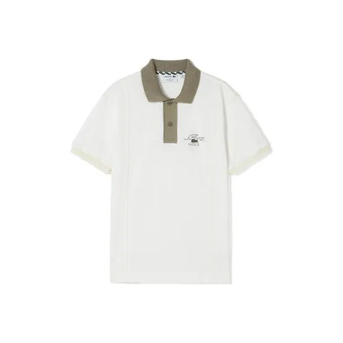 LACOSTE Collaboration Белая Мужская Поло