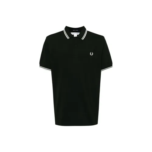 COMME DES GARCONS SHIRT Мужская черная поло рубашка