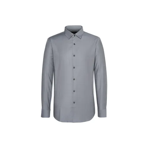 Satchi Серый Зеленый Мужские Рубашки