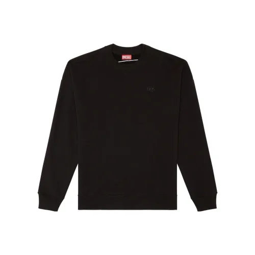 DIESEL Мужские черные свитшоты