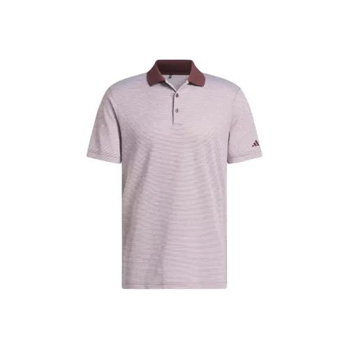 Adidas Поло Мужское Камень Красный