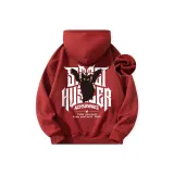 Тёмно-красный с флисовой подкладкой