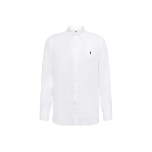 Polo Ralph Lauren Белые Мужские Рубашки